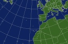 Northeast Atlantic - Meteosat 9 Coverage Area